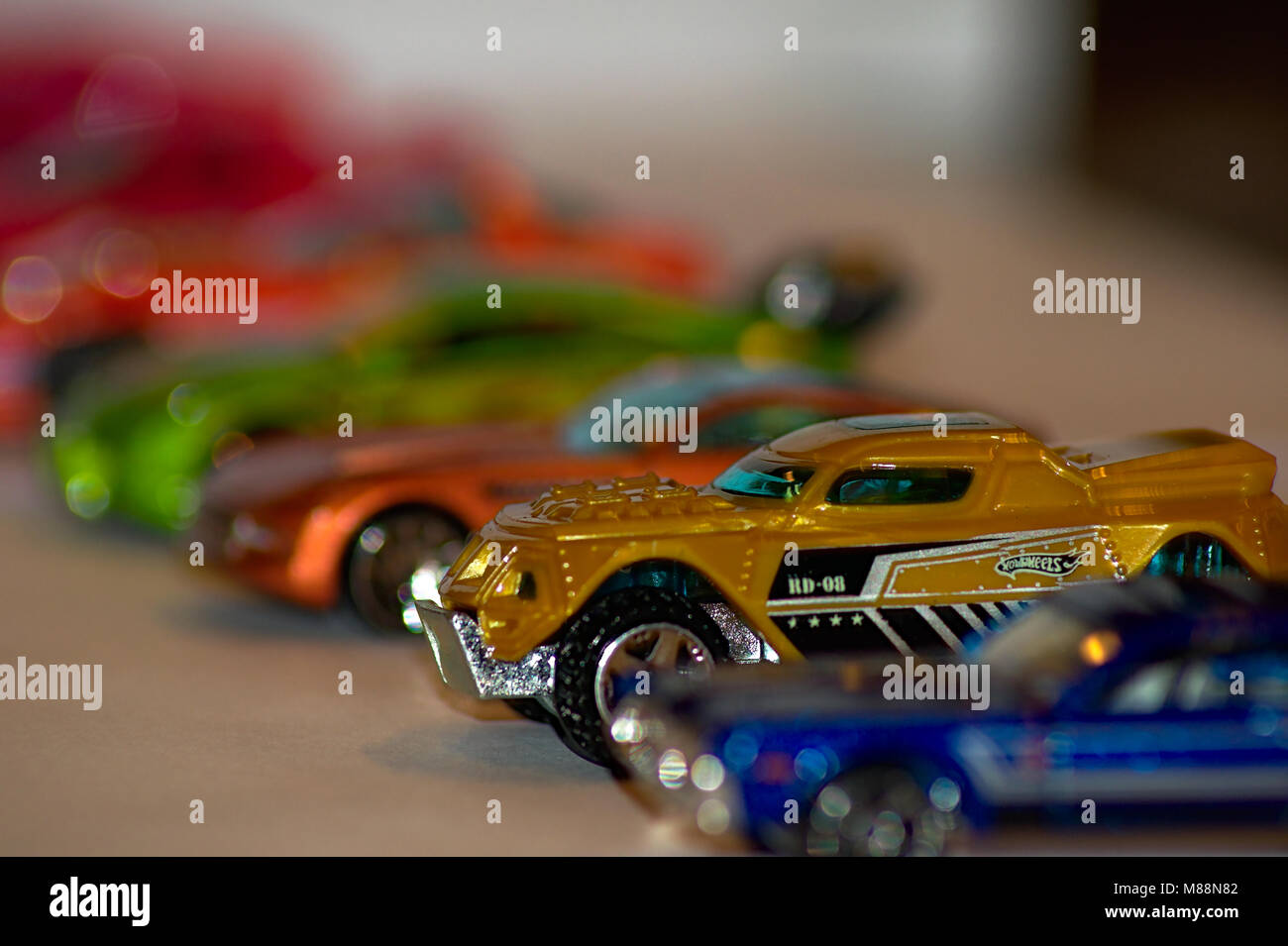 Kids Toy sport race cars Stock Photo Alamy