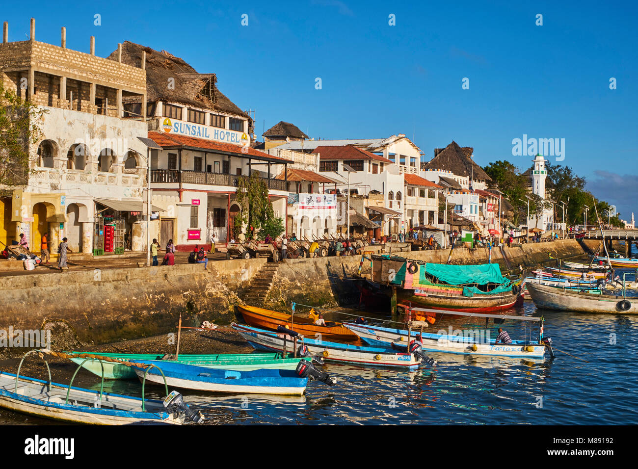 Kenya, Lamu island, Lamu town, Unesco world heritage Stock Photo Alamy