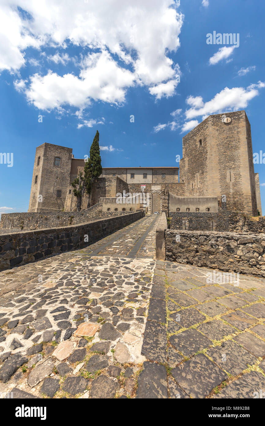 Norman Castle of Melfi village, Potenza district, Basilicata, Italy