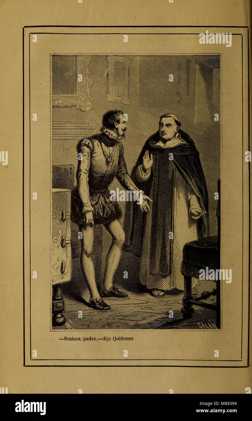 El siglo de las tinieblas, o memorias de un inquisidor; novela histórica original (1868) (14775247784) Stock Photo