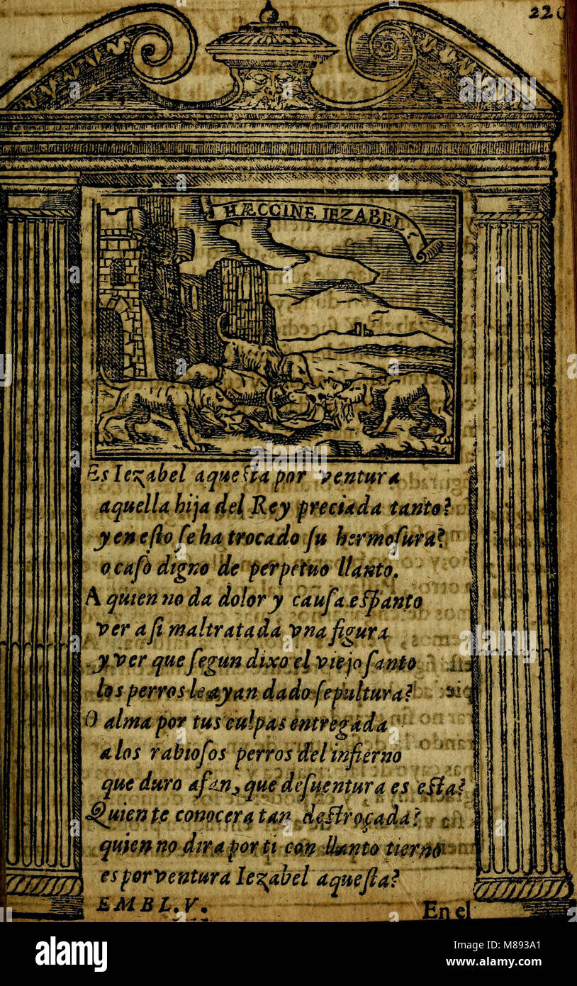 Emblemas morales de Don Iuan de Horozco y Couarruuias Arcediano de Cuellar en la Santa Yglesia de Segouia. (1591) (14747820062) Stock Photo