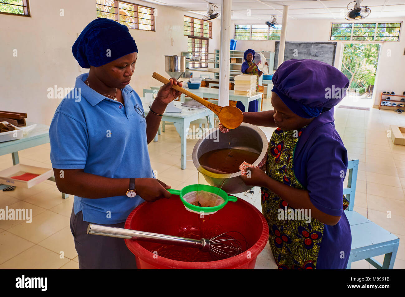 Tanzania, Zanzibar island, Unguja, Jambiani beach, soap factory from