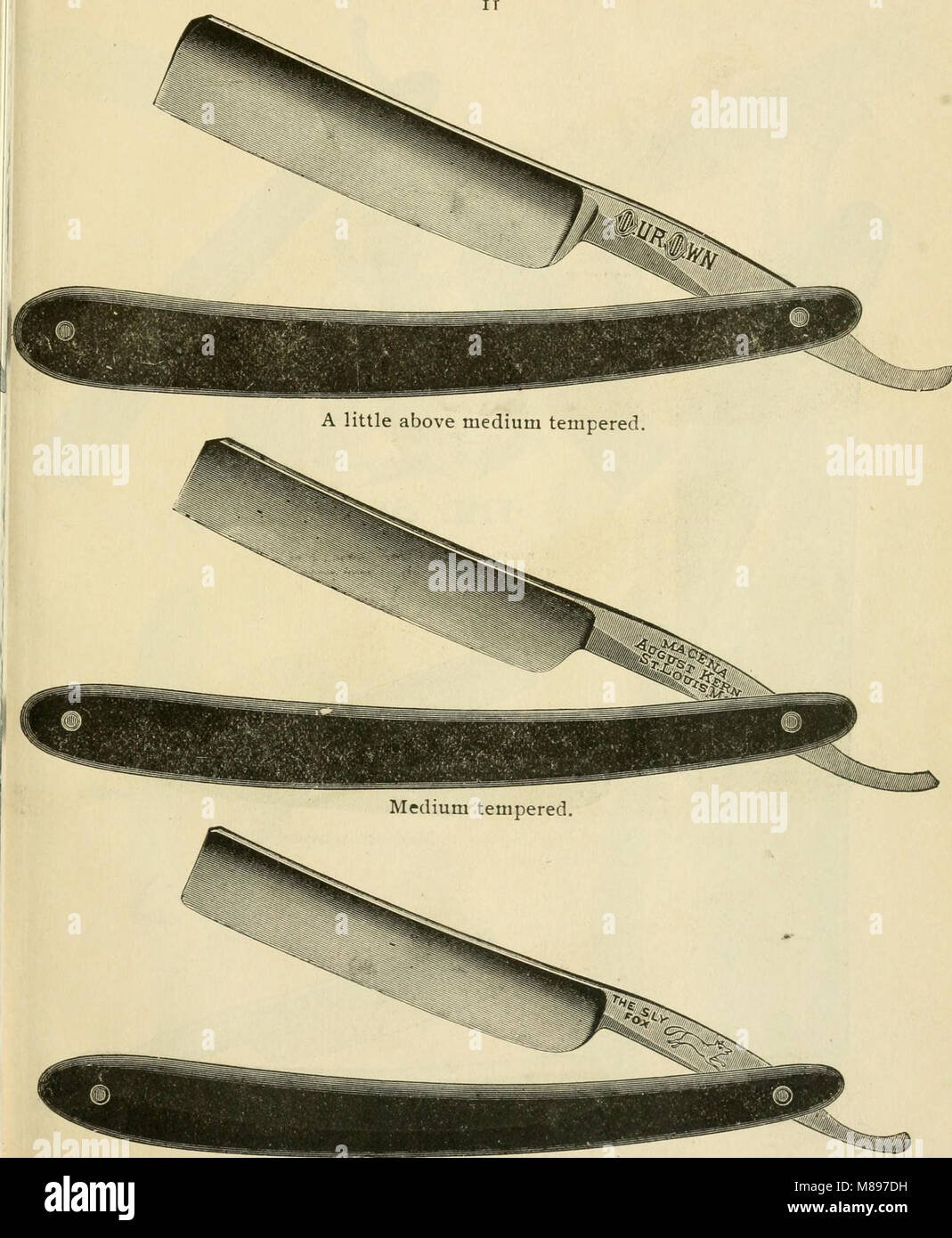 Essay on barbers' razors, razor hones, razor strops and razor honing