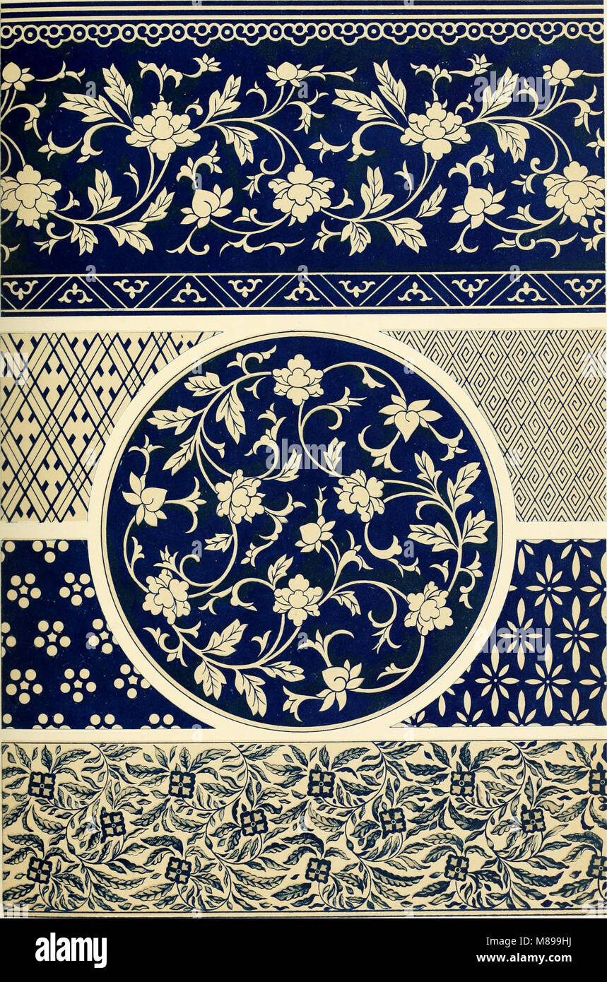 Chinese Design Sample This 1867 publication showcases examples of Chinese ornamental designs ...