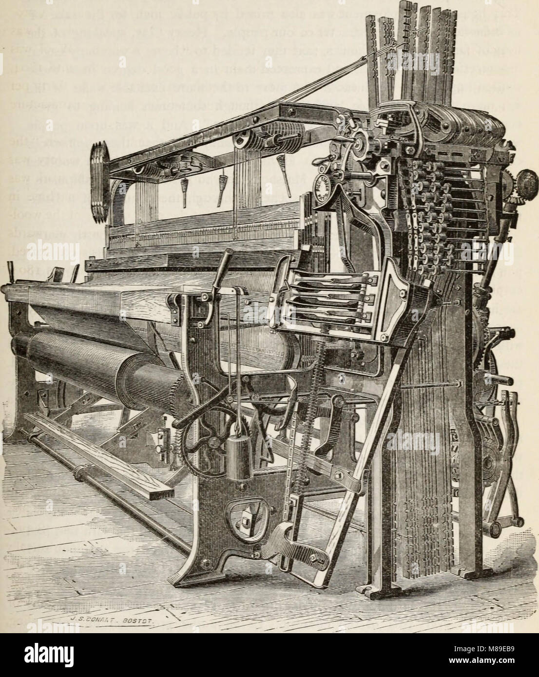 Favey Broad Loom depicted in Industrial History of the United States