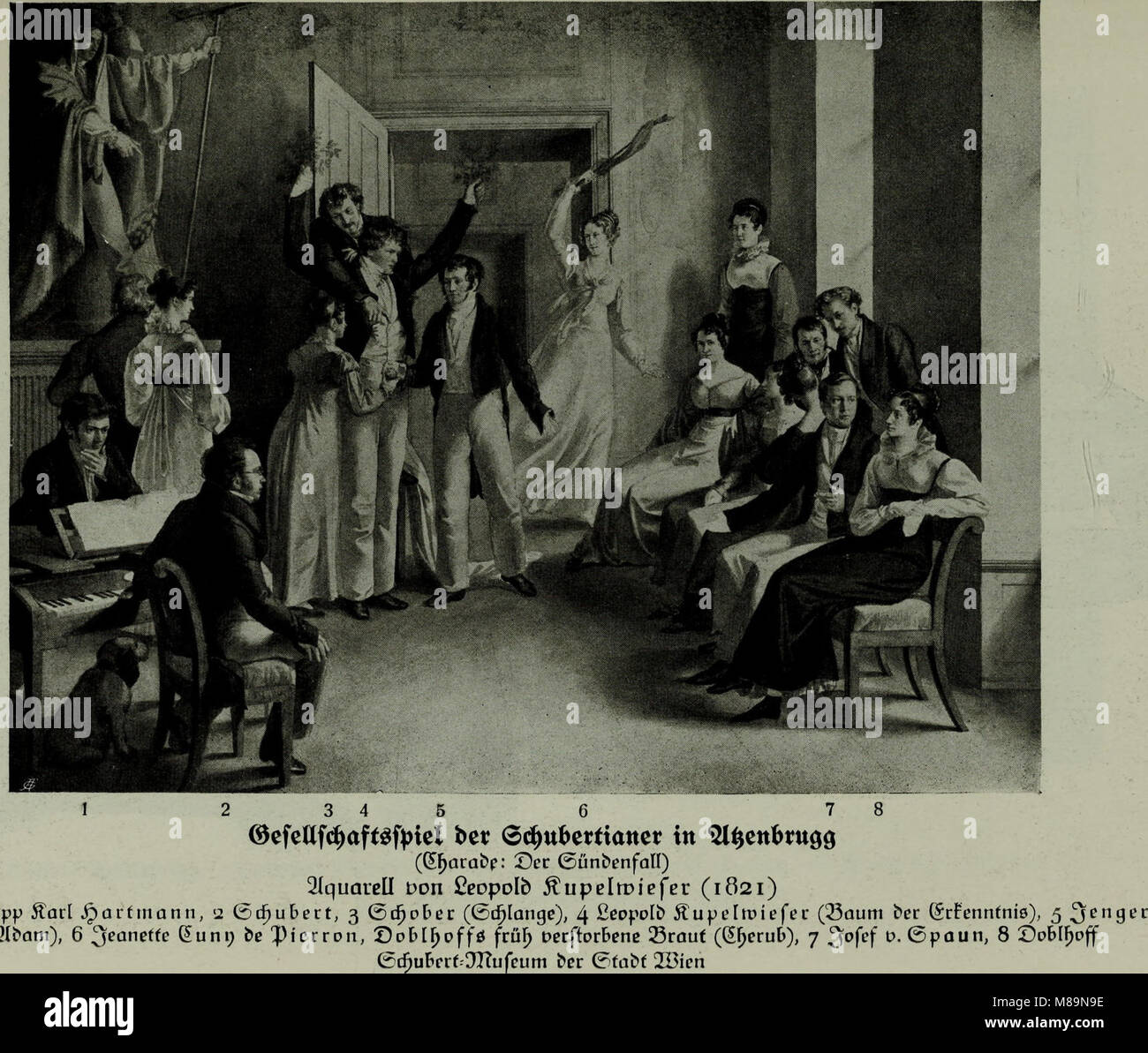 Franz Schubert. Die Dokumente seines Lebens und Schaffens (1900) (14786242293) Stock Photo
