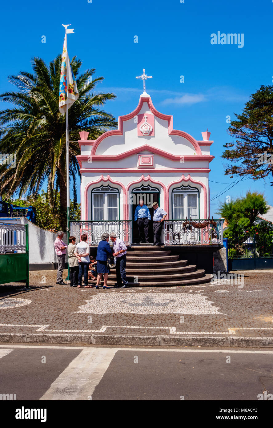 Imperio do Espirito Santo, Vila Nova, Terceira Island, Azores, Portugal Stock Photo