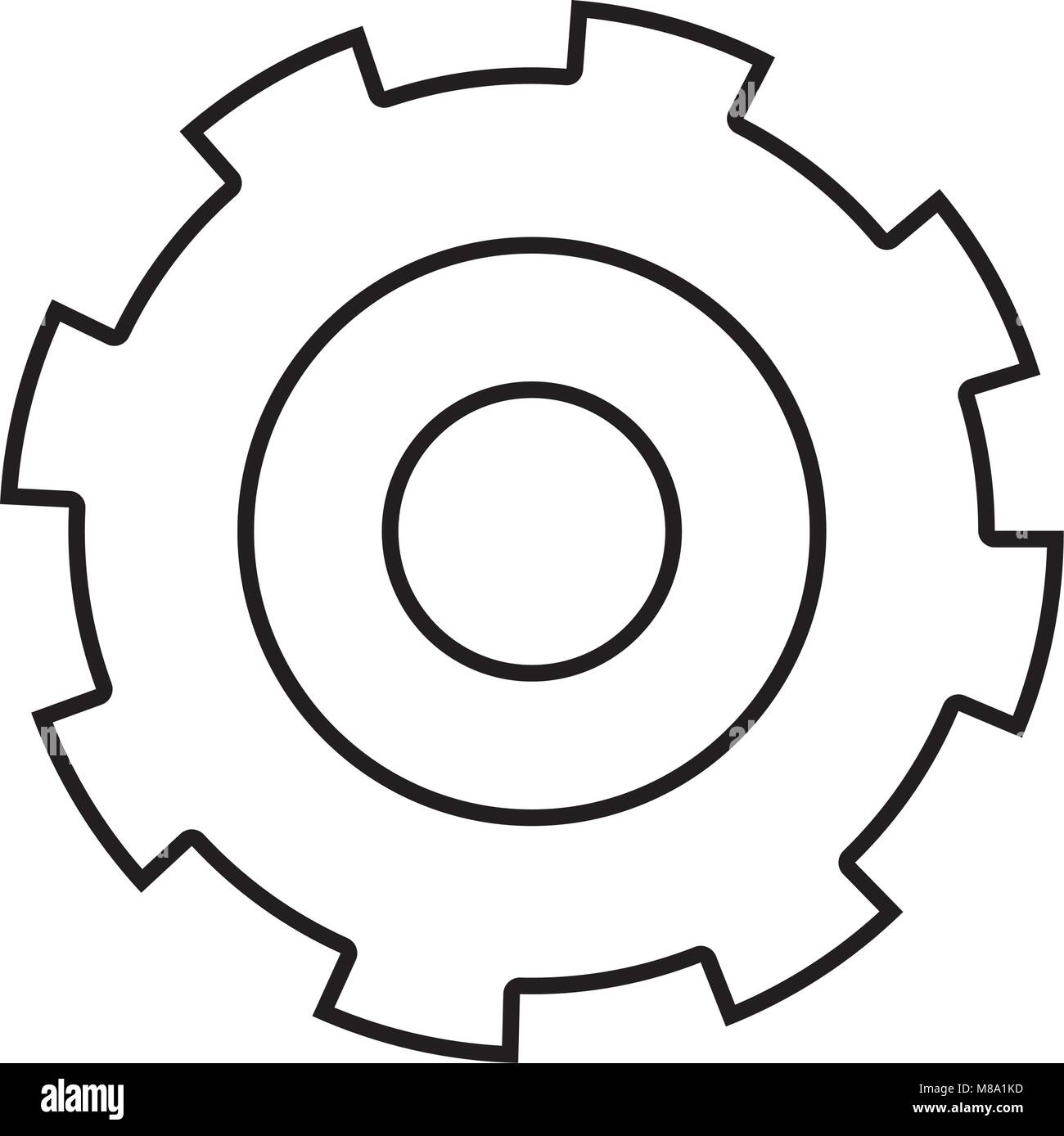 line gear engineering process industry machine Stock Vector Image & Art ...