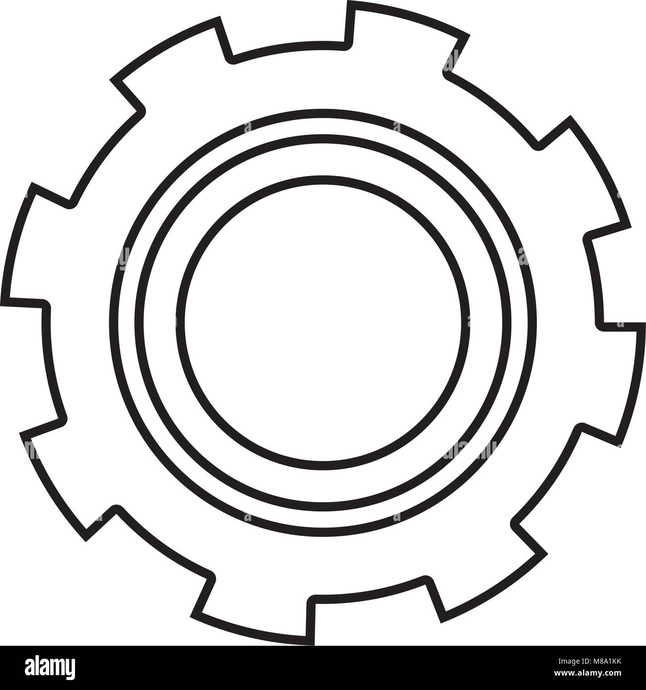 line gear industry process engine technology Stock Vector Image & Art ...