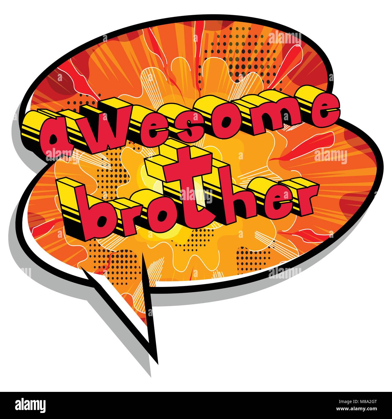Brother word Stock Vector Images - Alamy