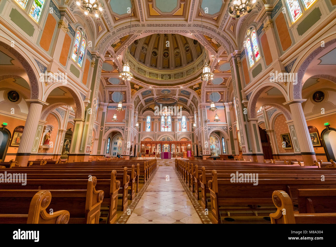 Sacramento Feb 20 Interior View Of The Beautiful Cathedral Of The M8A304 
