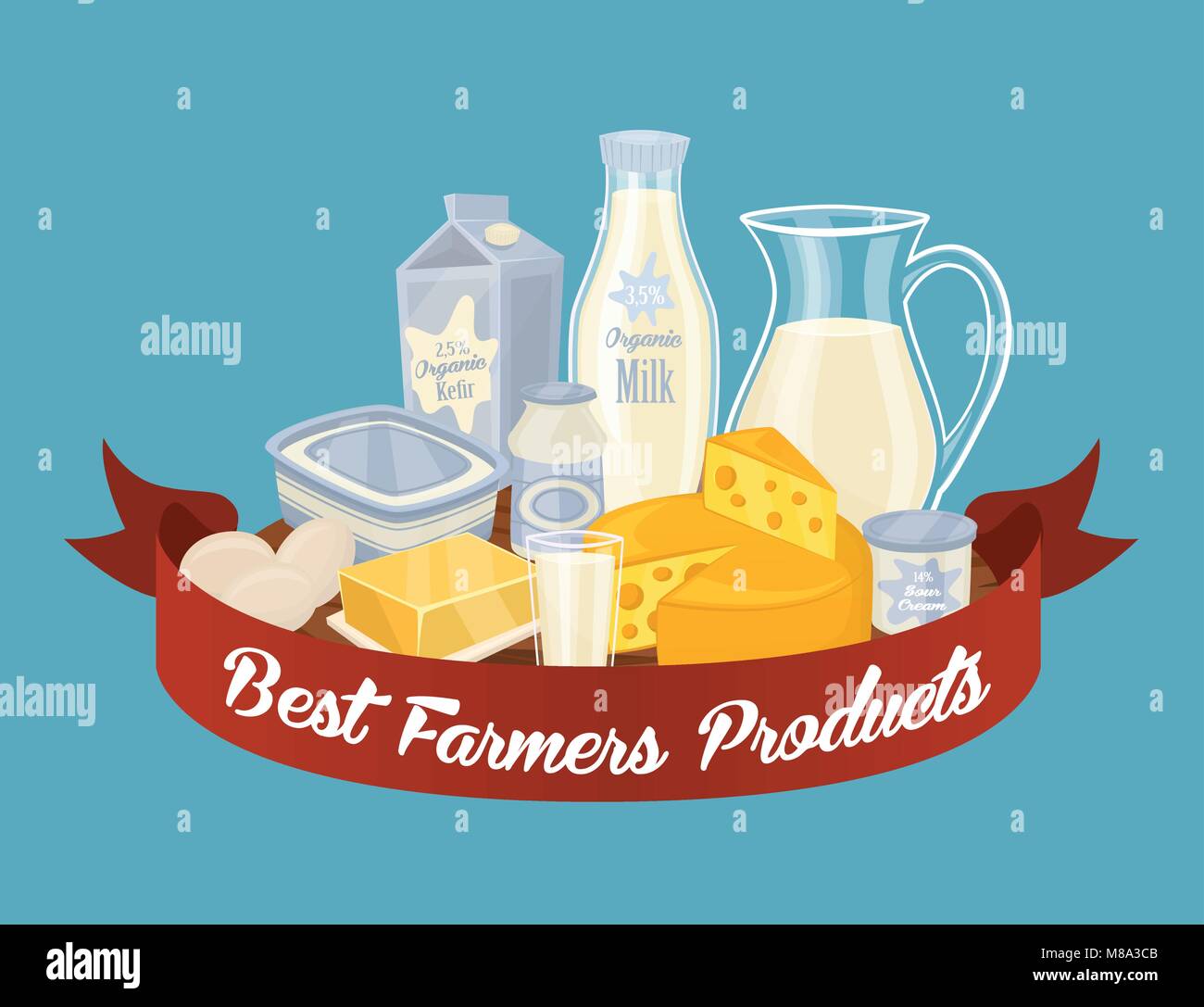 Dairy milk composition Stock Vector Image & Art Alamy