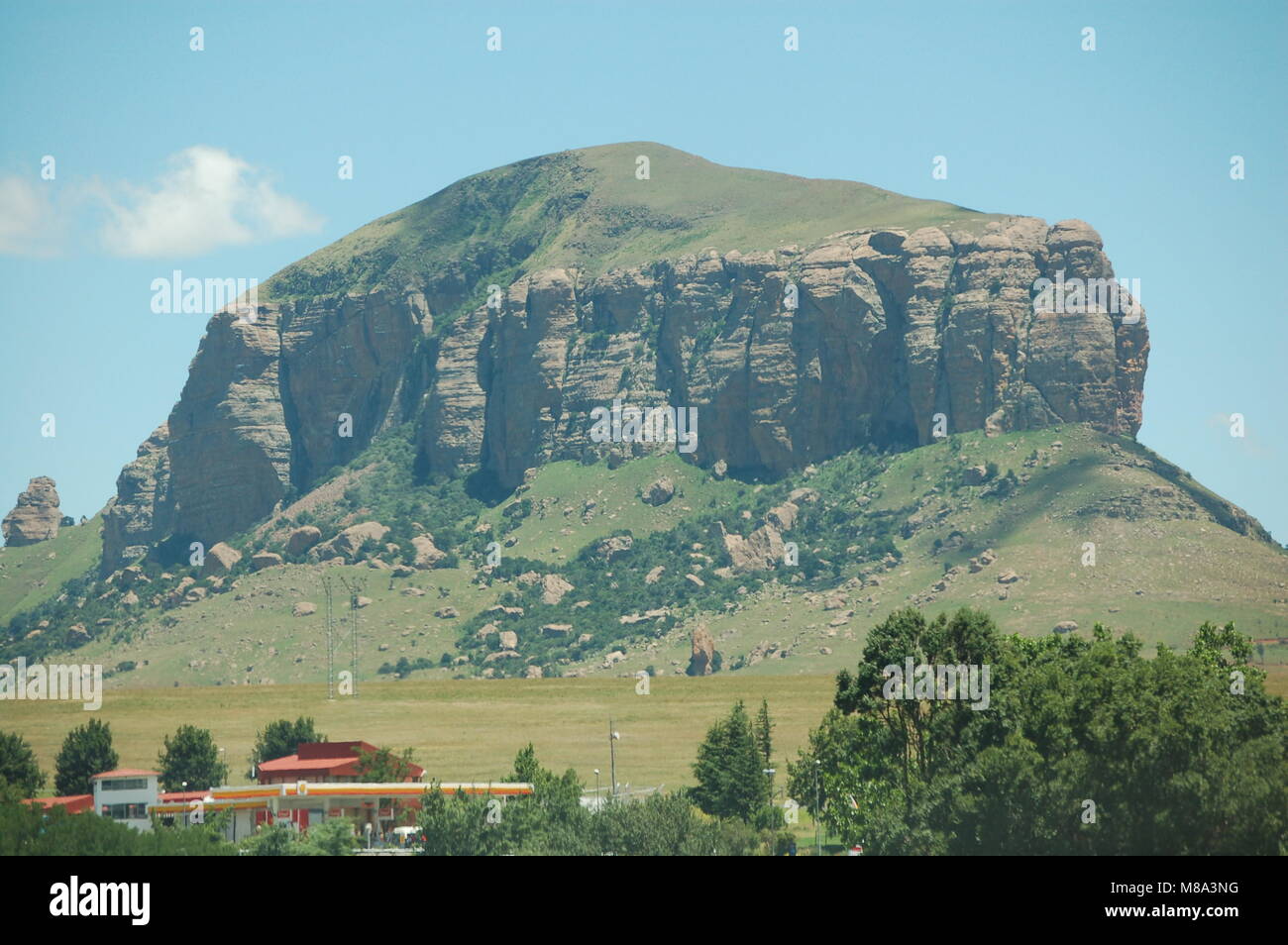Route along the N3 Highway in South Africa Stock Photo Alamy