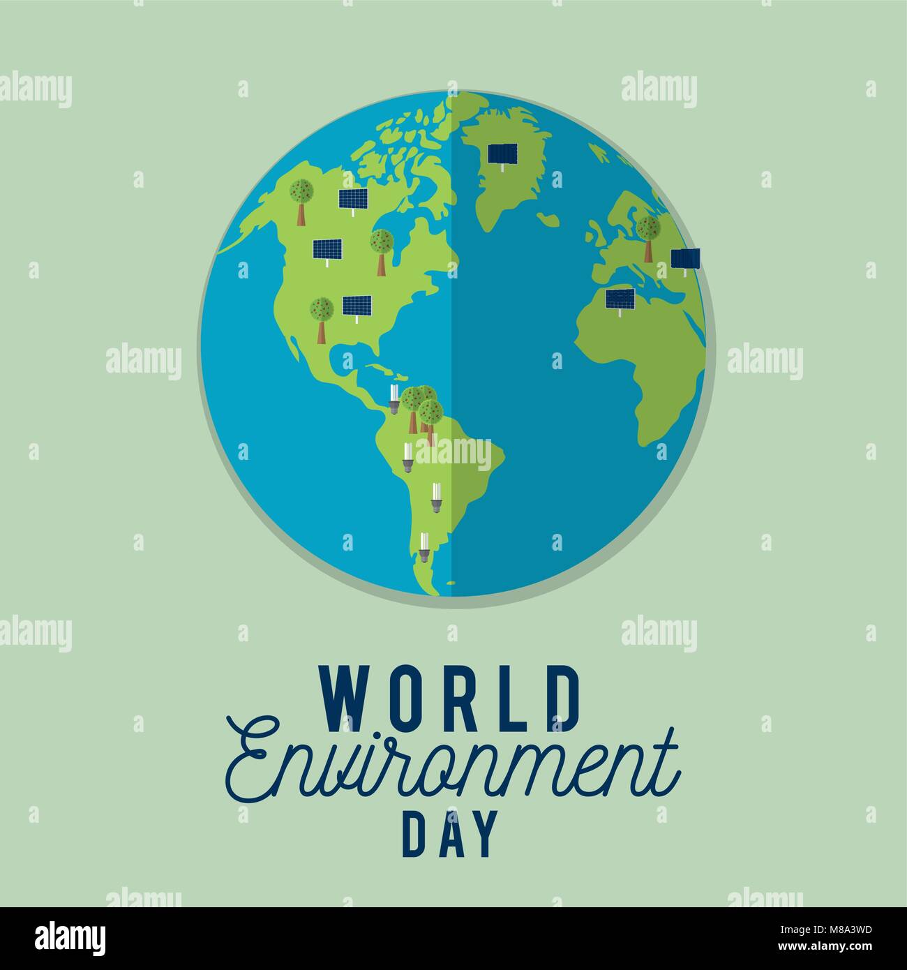 world-environment-day-stock-vector-image-art-alamy