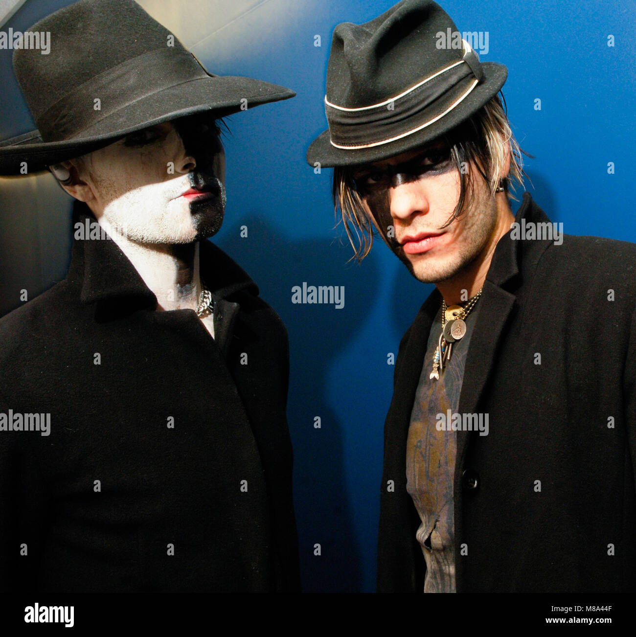 Bobby Alt and brother Adam Alt of Street Drum Corps backstage at The ...