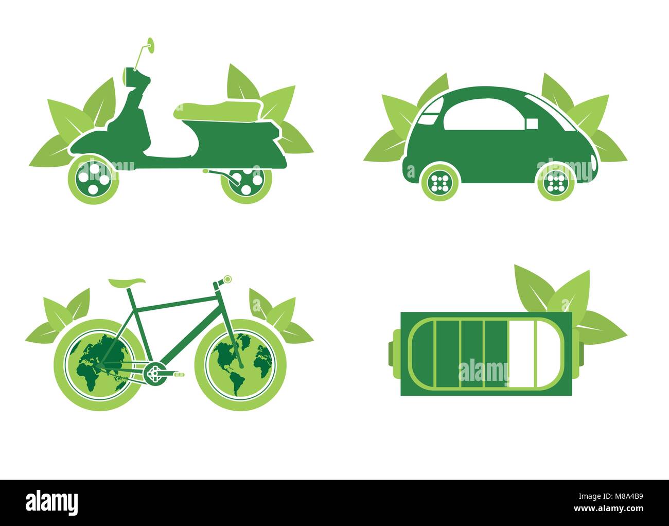 Green energy collection Stock Vector Image & Art - Alamy