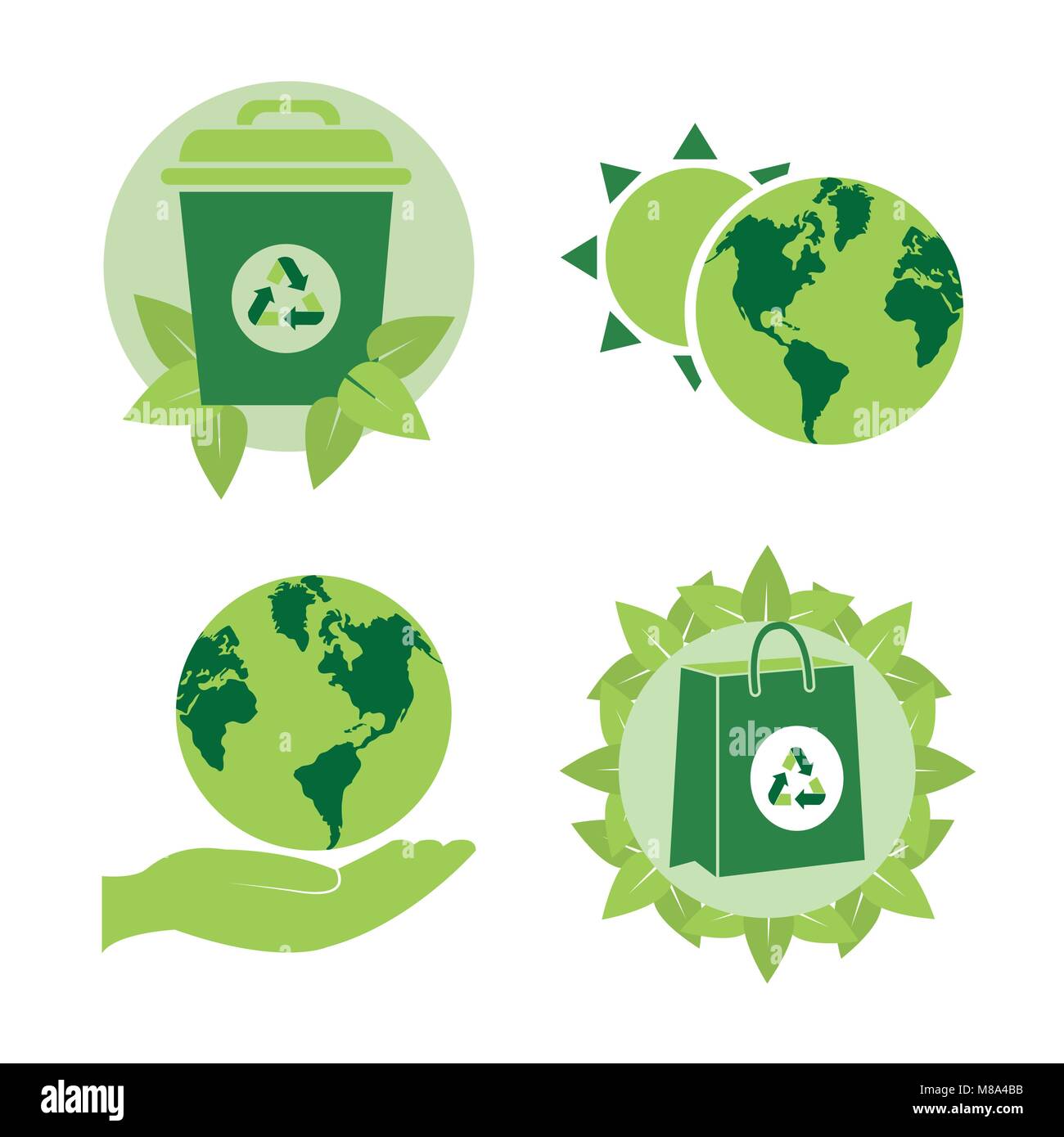 Green energy collection Stock Vector Image & Art - Alamy