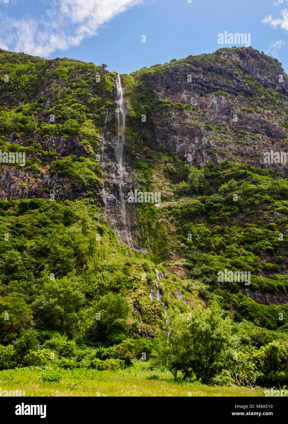 Poco do Bacalhau Waterfall, Faja Grande, Flores Island, Azores, Portugal Stock Photo Alamy Poco do Bacalhau Waterfall, Faja Grande, Flores Island, Azores, Portugal Stock Photo Alamy