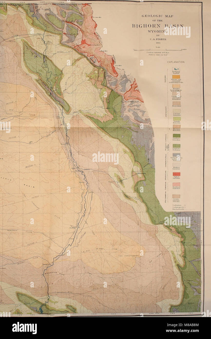 This 1906 study of the Bighorn Basin in Wyoming focuses on the region's ...