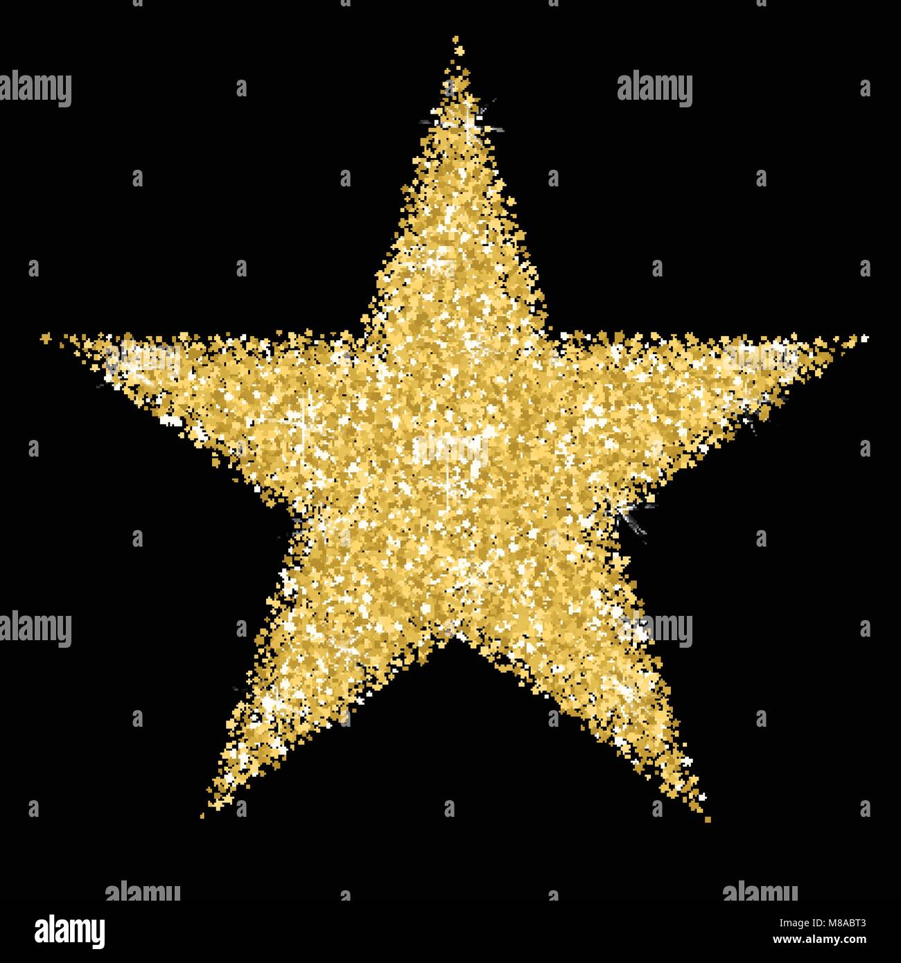 Gold Template Star For Banner Card Vip Exclusive Certificate Gift Luxury Privilege Voucher Store Present Shopping Golden Star Vector Banne Stock Vector Image Art Alamy