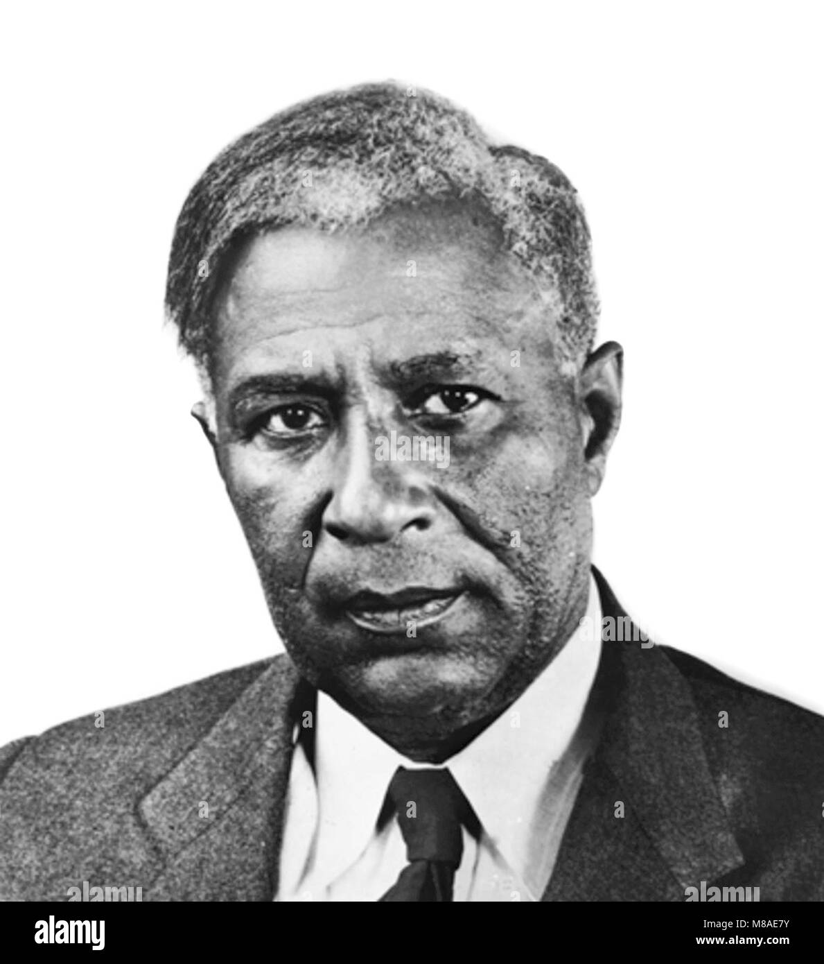 Garrett Morgan. Portrait of the African-American inventor Garrett Augustus Morgan (1877-1963). Stock Photo