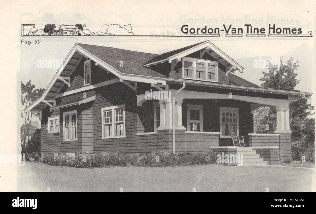 The 1921 'GordonVan Tine Homes' catalog features a variety of pre