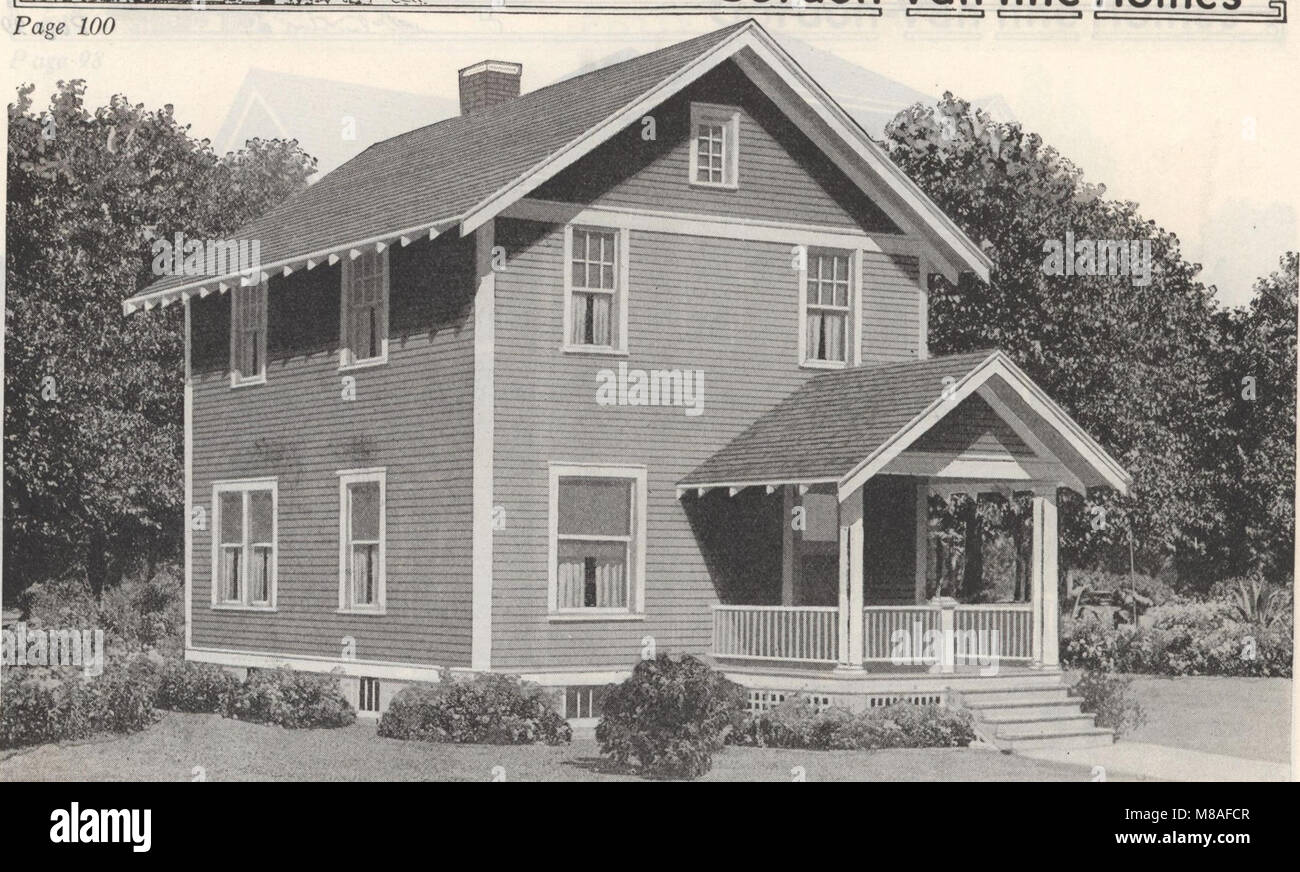 The 1921 *GordonVan Tine Homes* catalog features a variety of