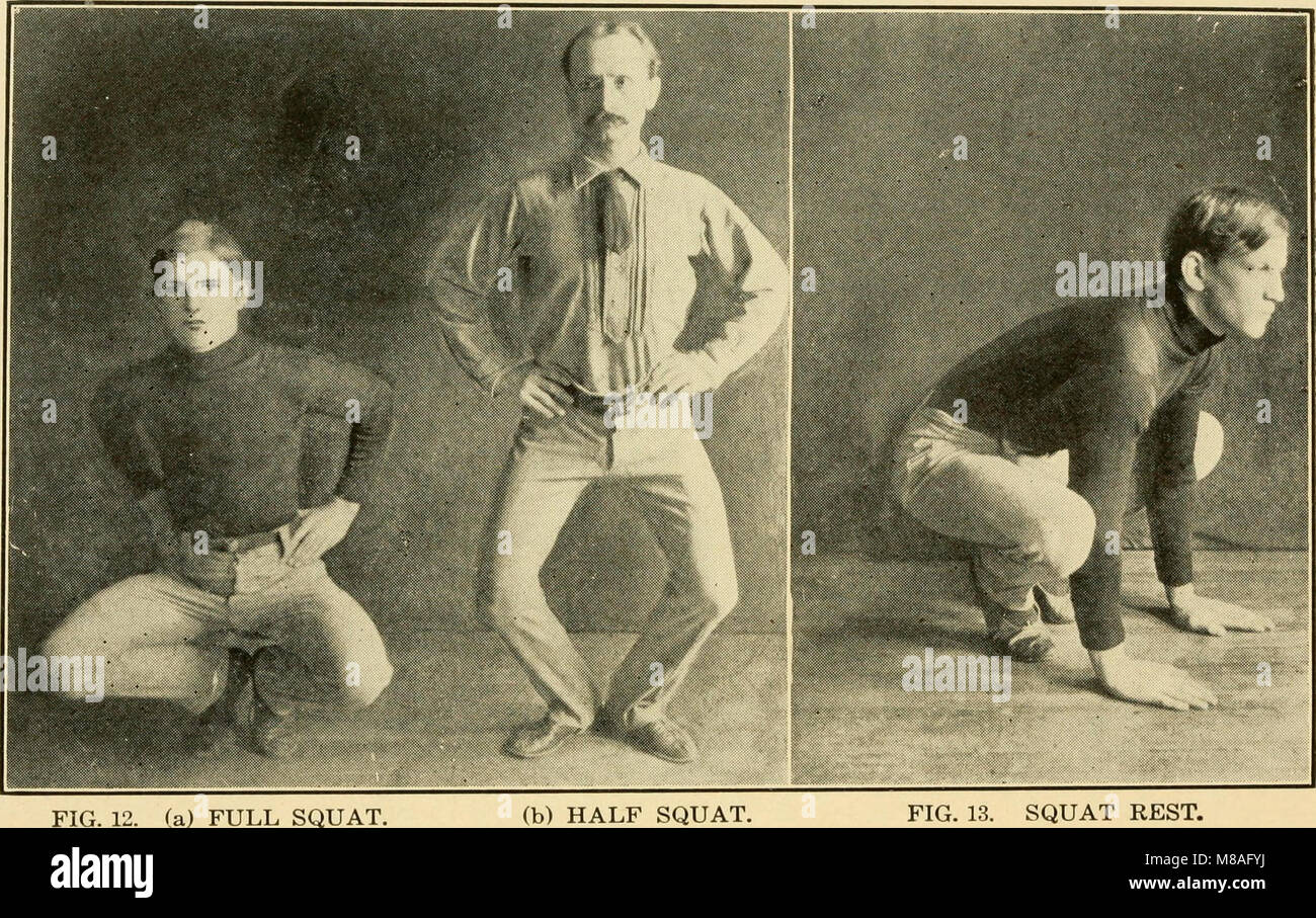 Graded calisthenic and dumb bell drills (1916) (14773986834) Stock Photo