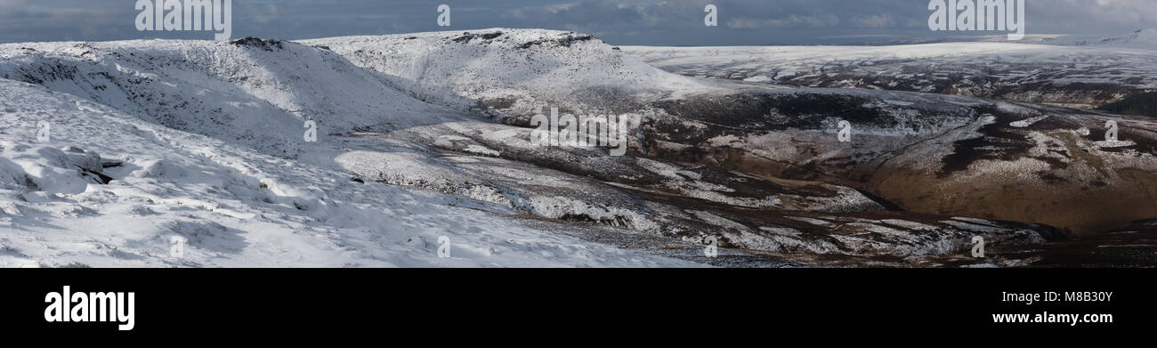 Fairbrook Naze and Seal Edge, Kinder Scout, Peak District Stock Photo