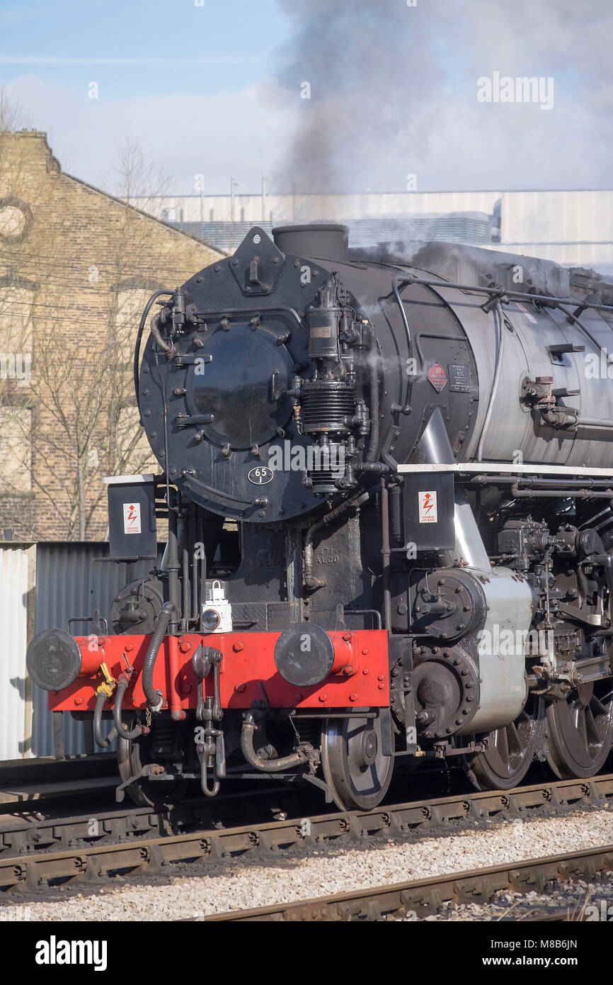 Usa Steam Loco on the Worth Valley Railway Stock Photo