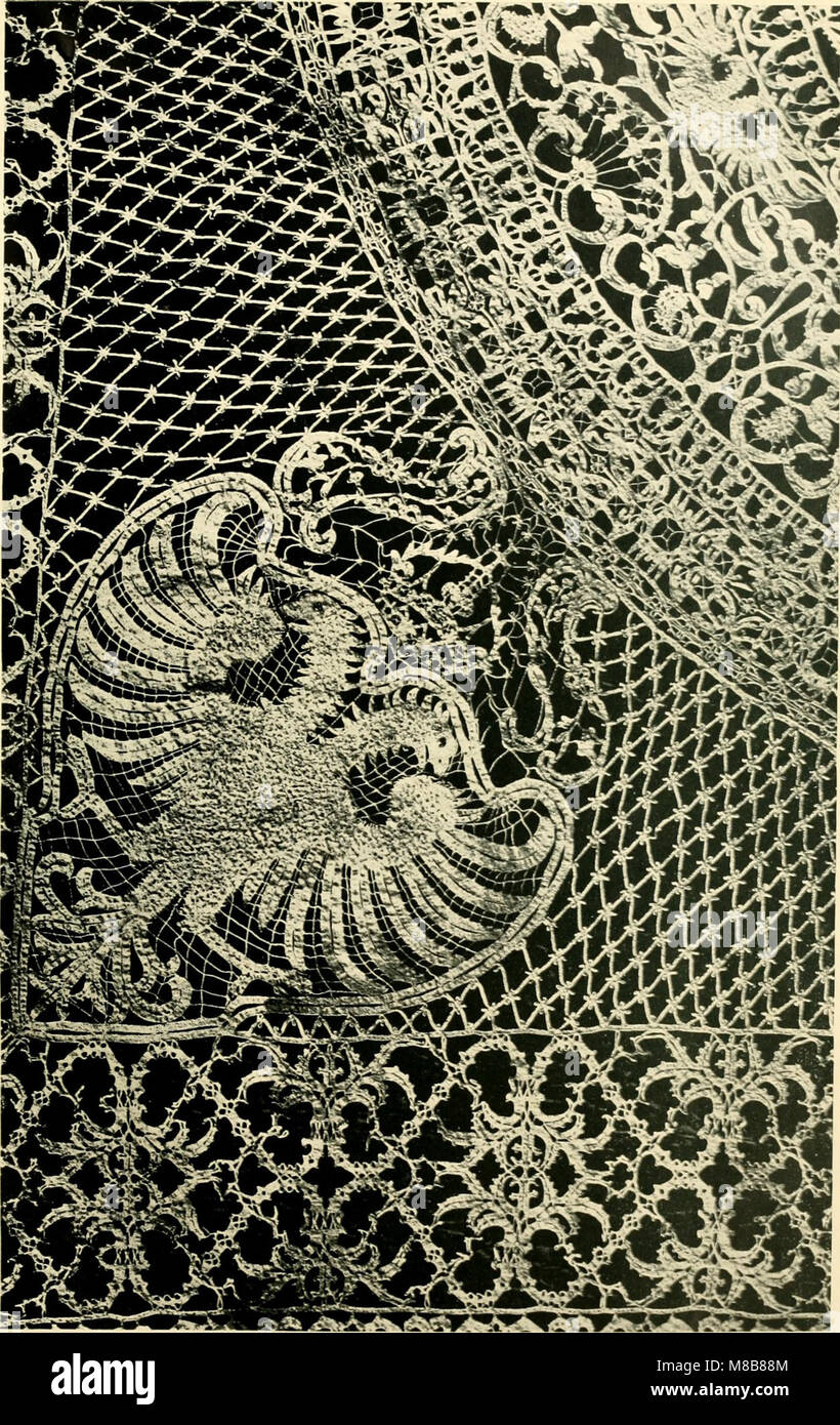 History of lace (1902) (14586989040 Stock Photo Alamy