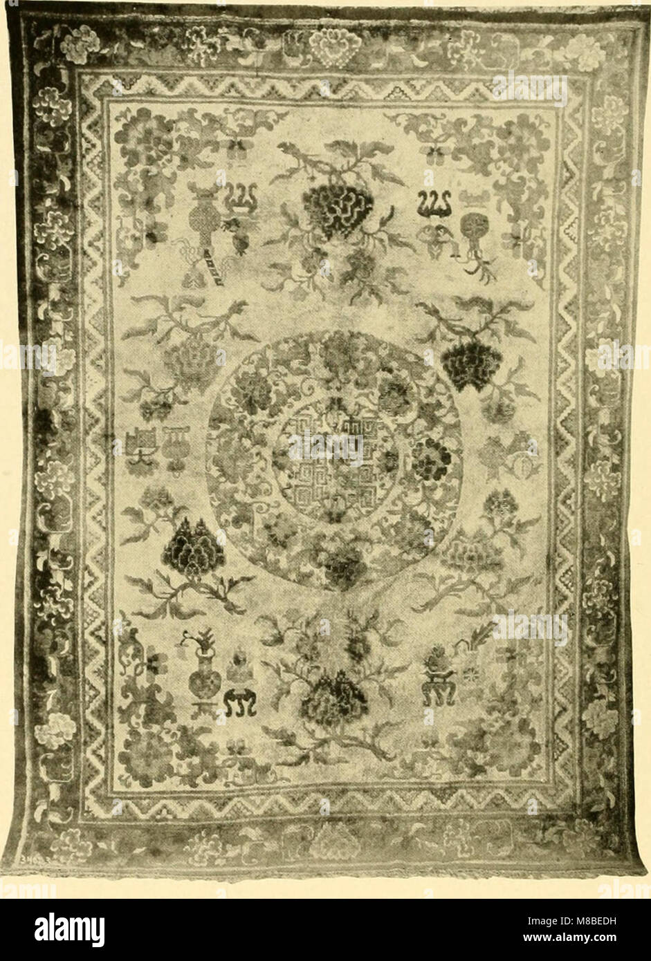 Decorative textiles; an illustrated book on coverings for furniture, walls and floors, including damasks, brocades and velvets, tapestries, laces, embroideries, chintzes, cretones, drapery and (14598143000) Stock Photo