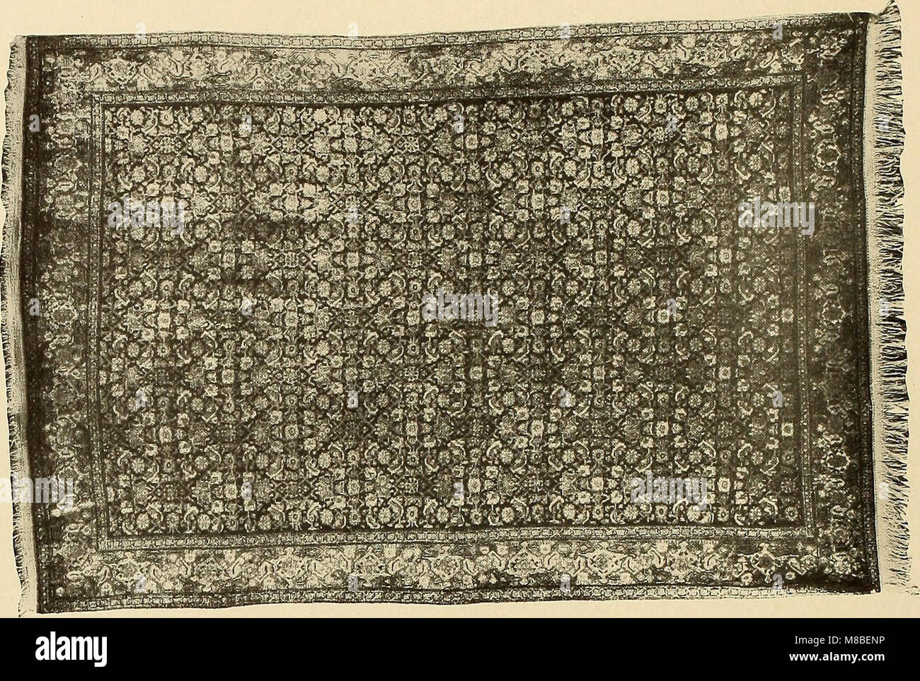 Decorative textiles; an illustrated book on coverings for furniture, walls and floors, including damasks, brocades and velvets, tapestries, laces, embroideries, chintzes, cretonnes, drapery and (14760502136) Stock Photo