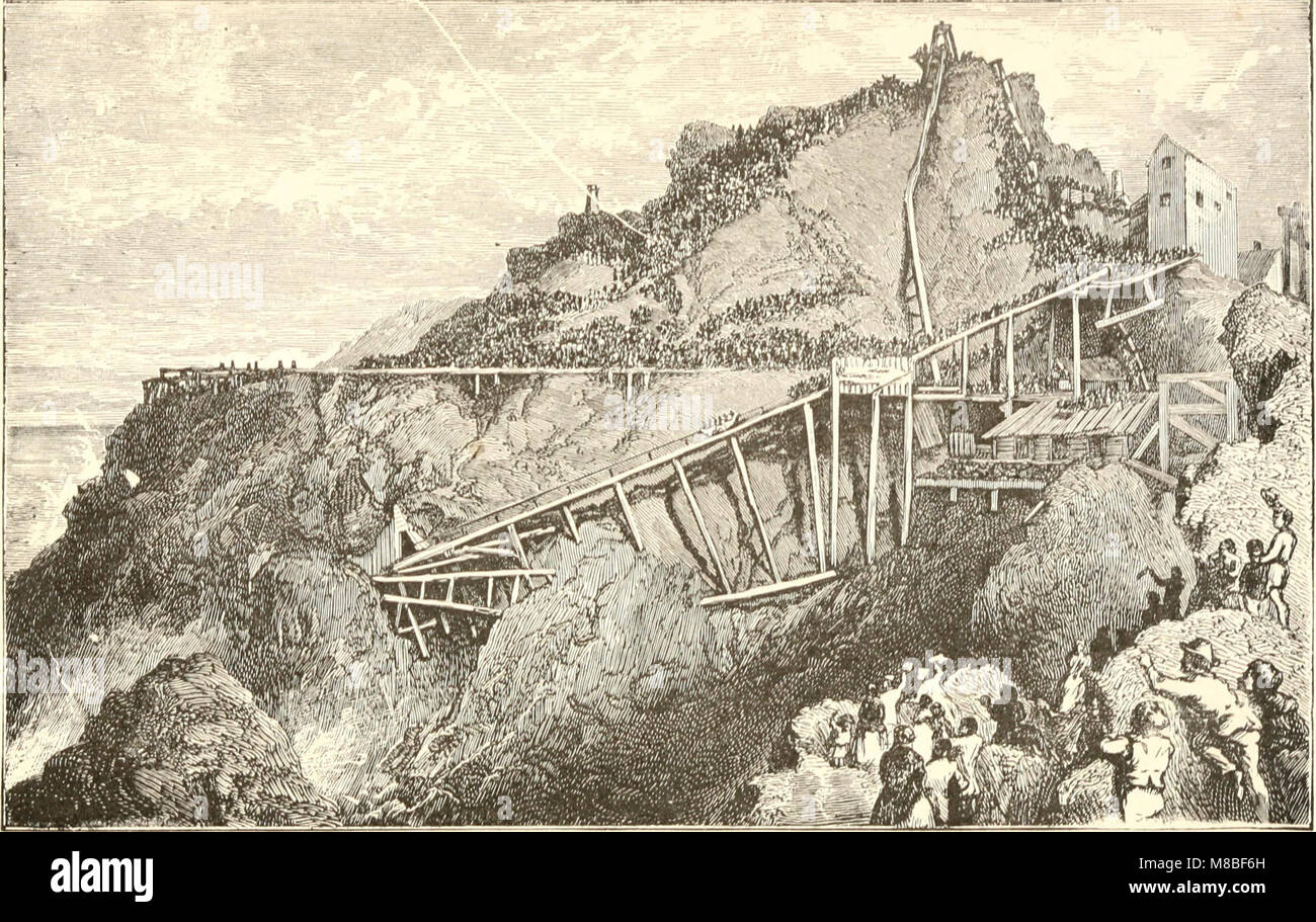 Deep down; a tale of the Cornish mines (1883) (14750284864) Stock Photo