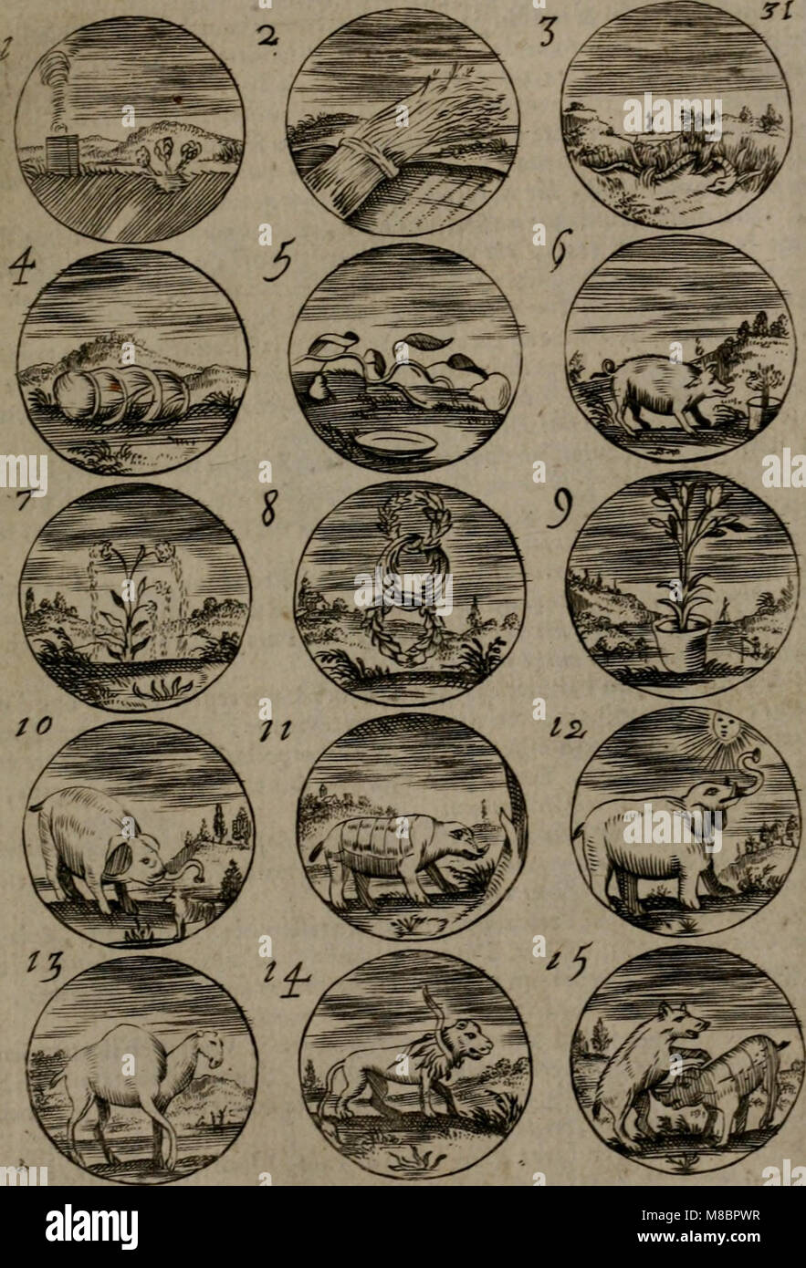 'Devises et Emblemes' (1600s) is a collection of ancient and modern ...