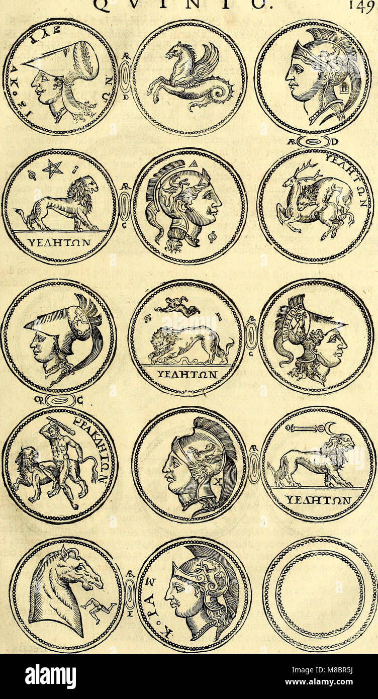 Dialoghi di d. Antonio Agostini arcivescovo de Tarracona; sopra le medaglie, iscrizioni, e altre antichita- (1698) (14561798370) Stock Photo