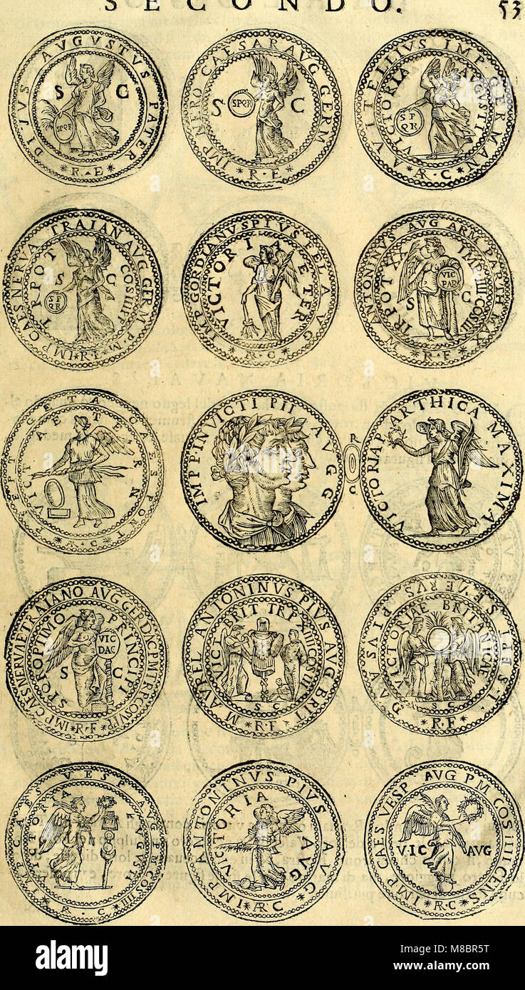 Dialoghi di d. Antonio Agostini arcivescovo de Tarracona; sopra le medaglie, iscrizioni, e altre antichita- (1698) (14725412166) Stock Photo