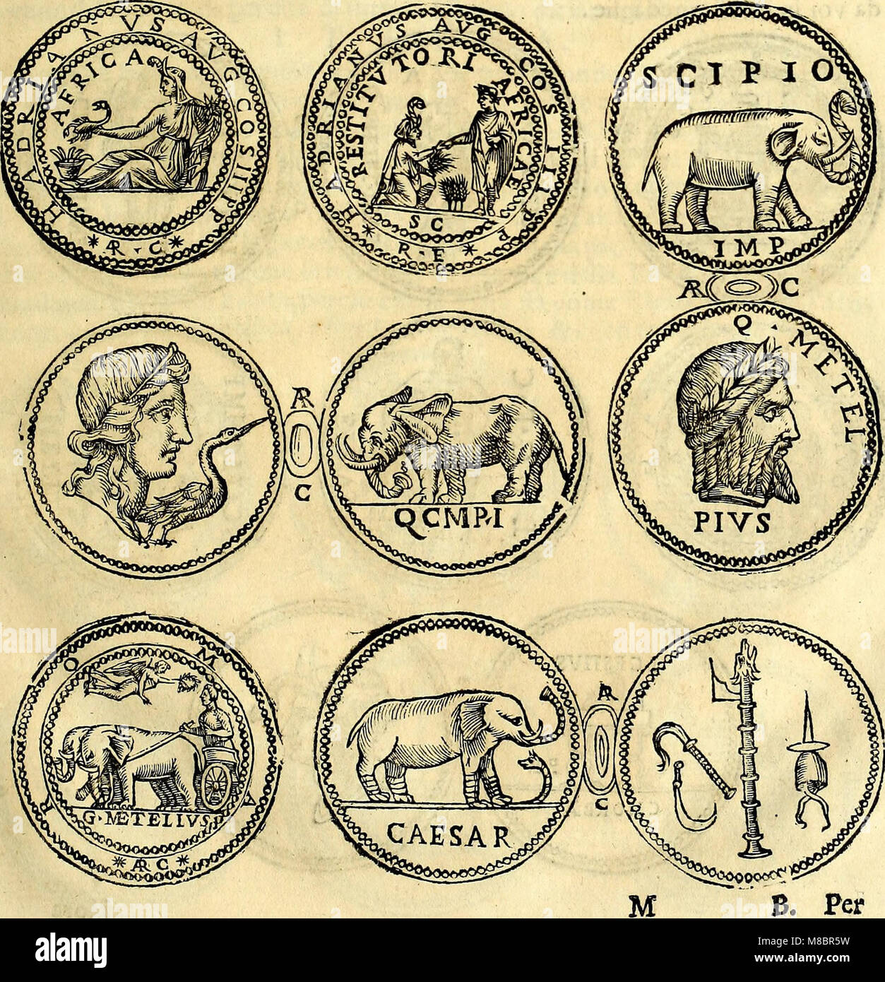 Dialoghi di d. Antonio Agostini arcivescovo de Tarracona; sopra le medaglie, iscrizioni, e altre antichita- (1698) (14725438916) Stock Photo