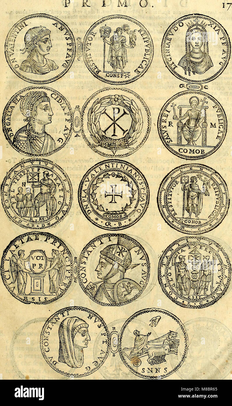 Dialoghi di d. Antonio Agostini arcivescovo de Tarracona; sopra le medaglie, iscrizioni, e altre antichita- (1698) (14748383625) Stock Photo