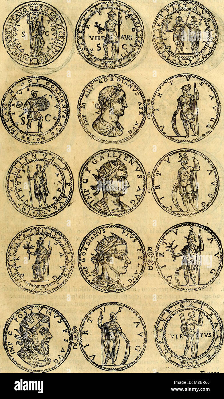 Dialoghi di d. Antonio Agostini arcivescovo de Tarracona; sopra le medaglie, iscrizioni, e altre antichita- (1698) (14768252663) Stock Photo