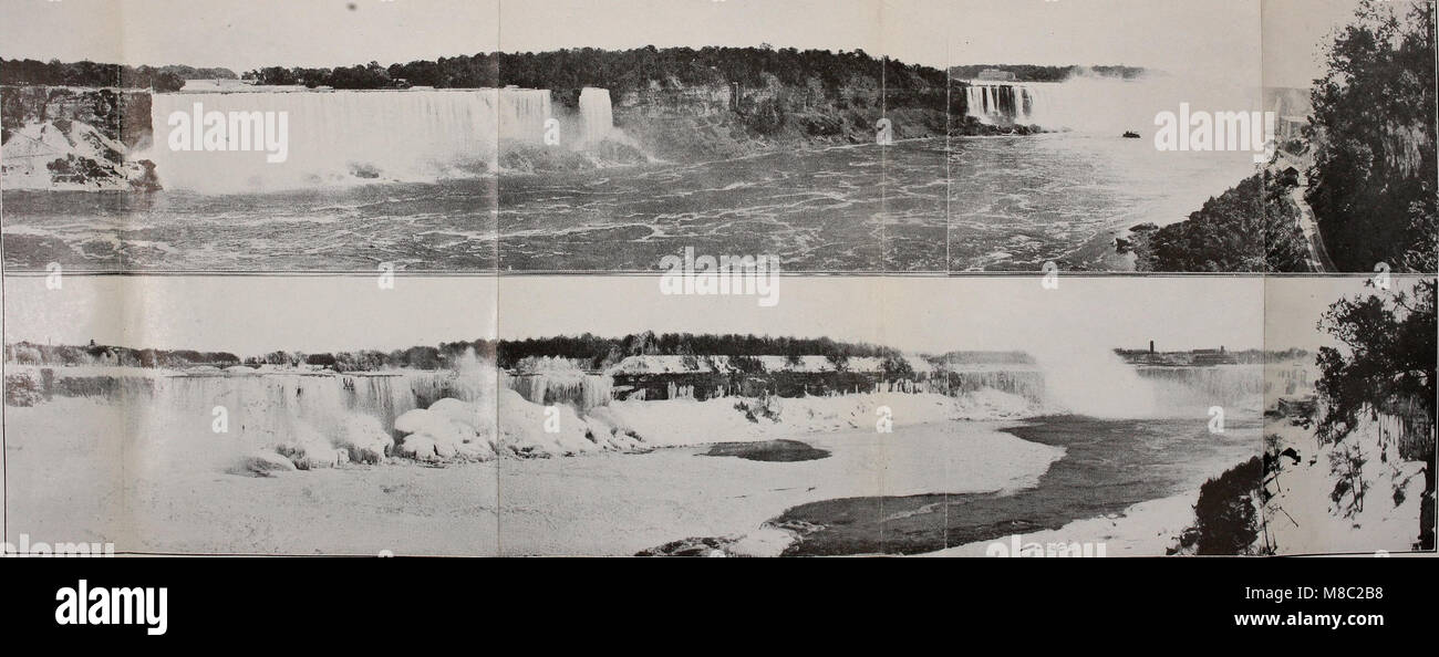 This report from 1921 discusses the diversion of water from the Great Lakes and the Niagara River, including the reasons, impacts, and long-term consequences for the surrounding ecosystems and water systems. Stock Photo