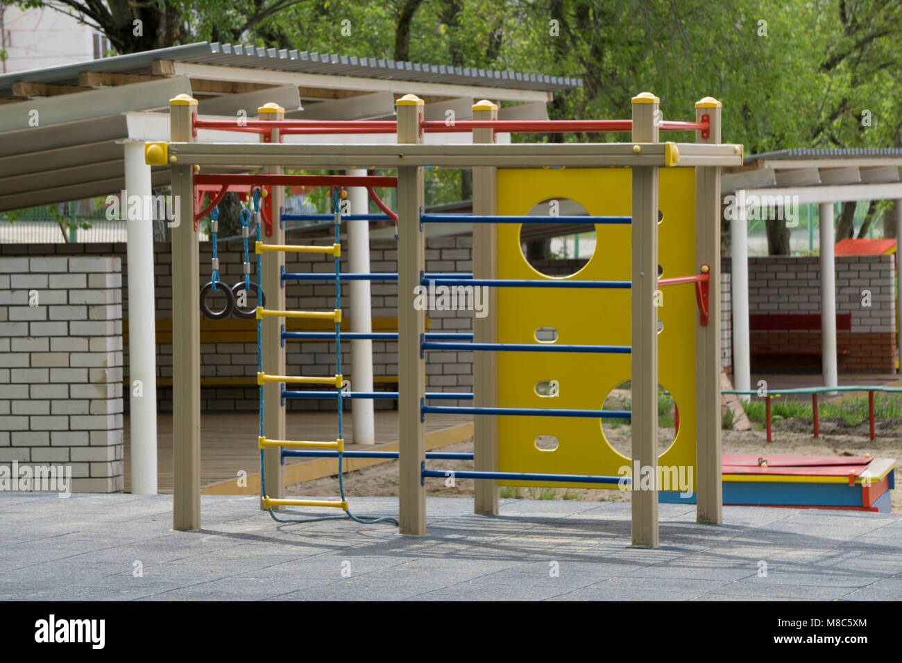 Empty playground school child hi-res stock photography and images - Alamy