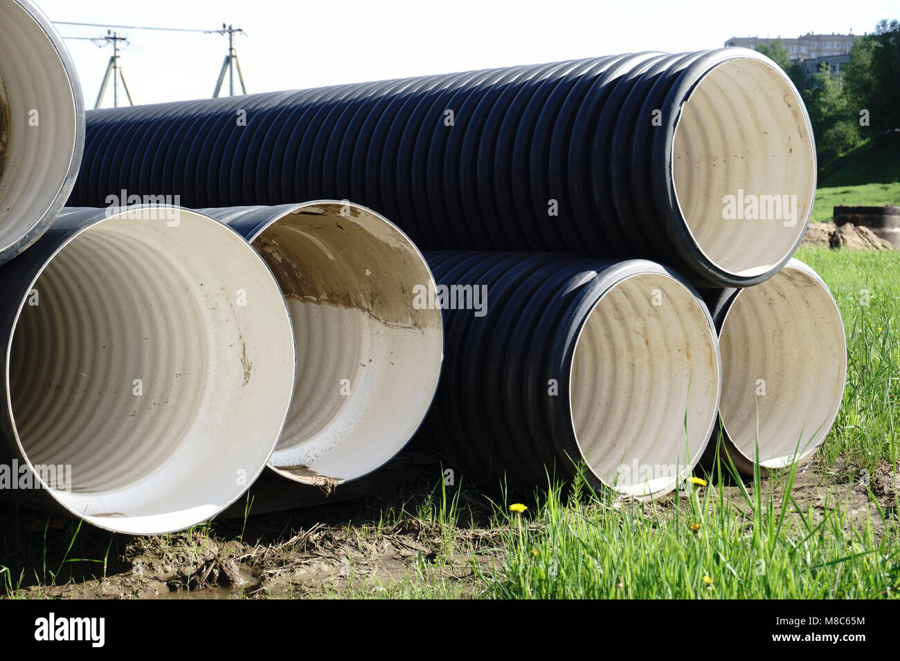 Corrugated plastic pipe deals