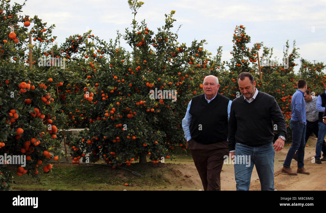 Agriculture Secretary Sonny Perdue meets with Jim Phillips, President