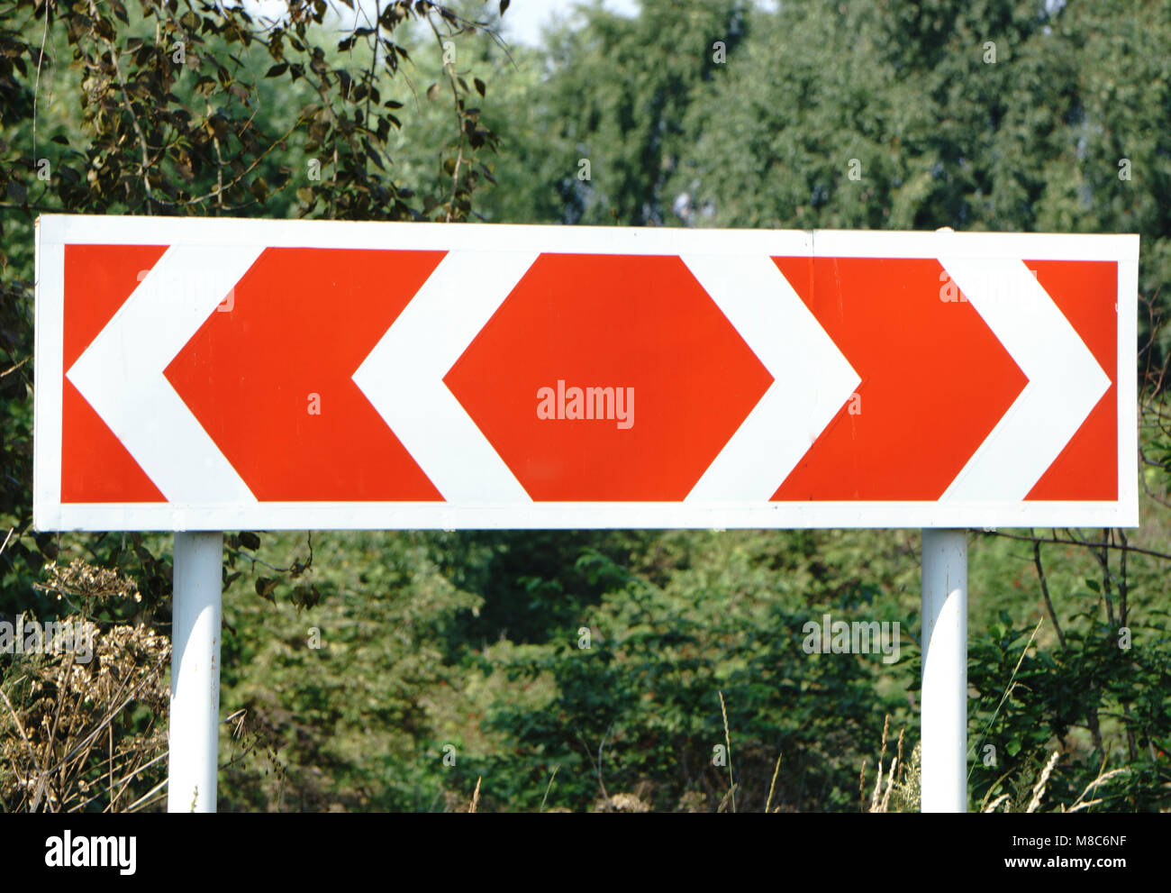 Road sign speed limit on the road Stock Photo Alamy