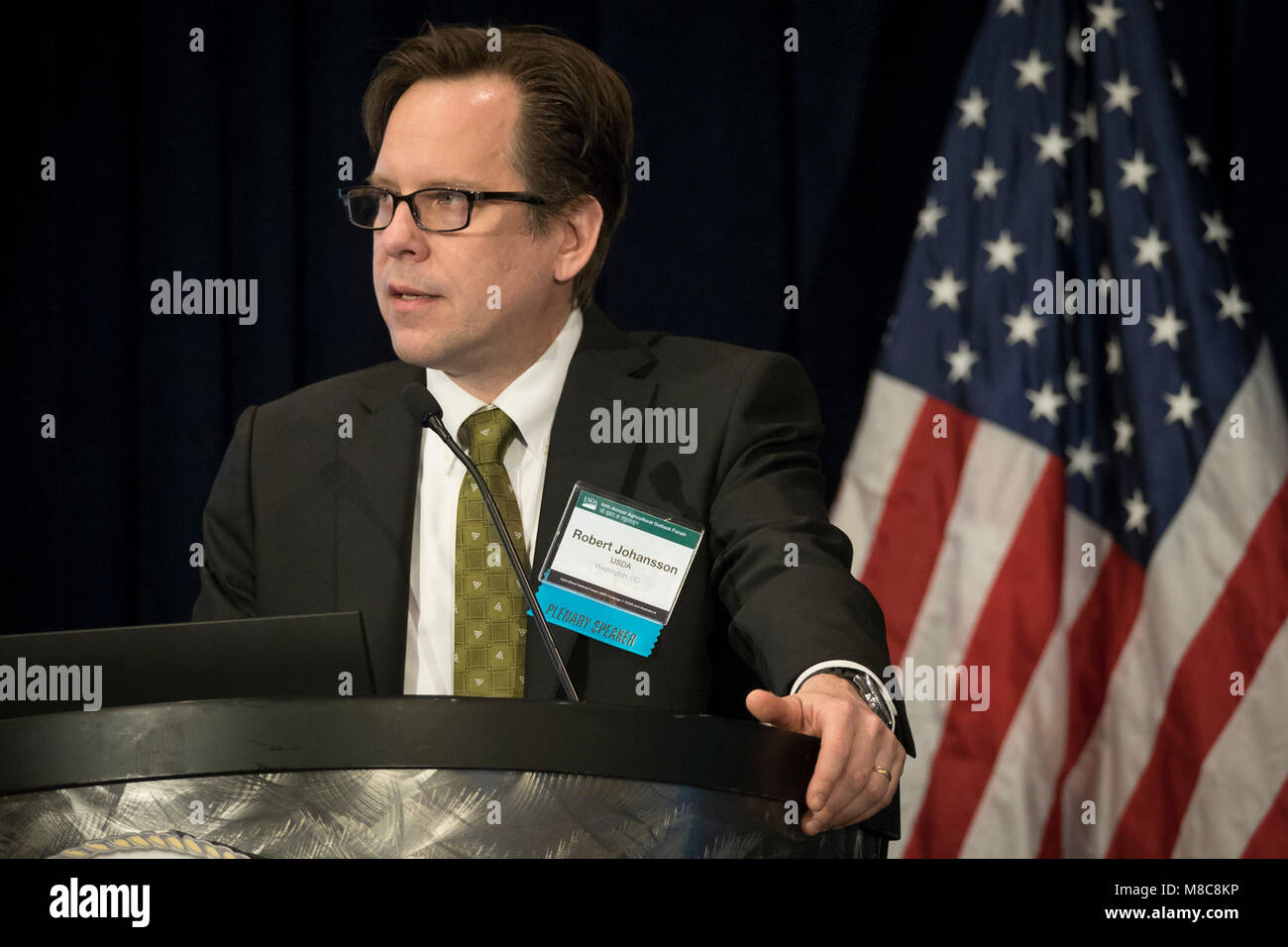 U.S. Department of Agriculture ) Chief Economist Robert Johansson ...