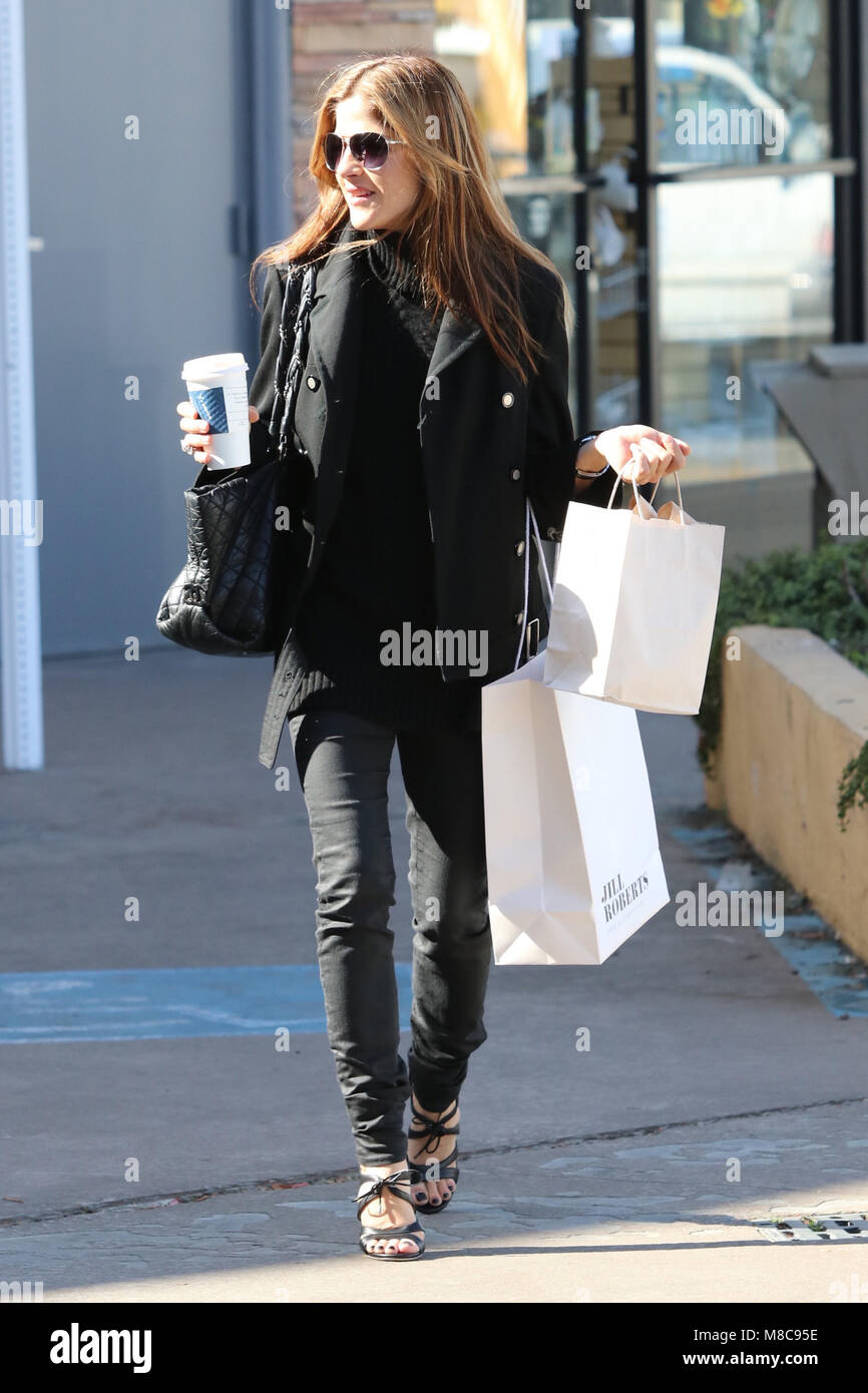 Selma Blair after leaving Joan's on Third in the Studio City