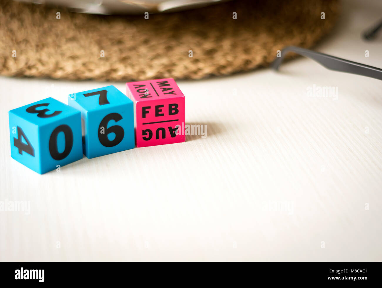 Perpetual Cubes Calendar
