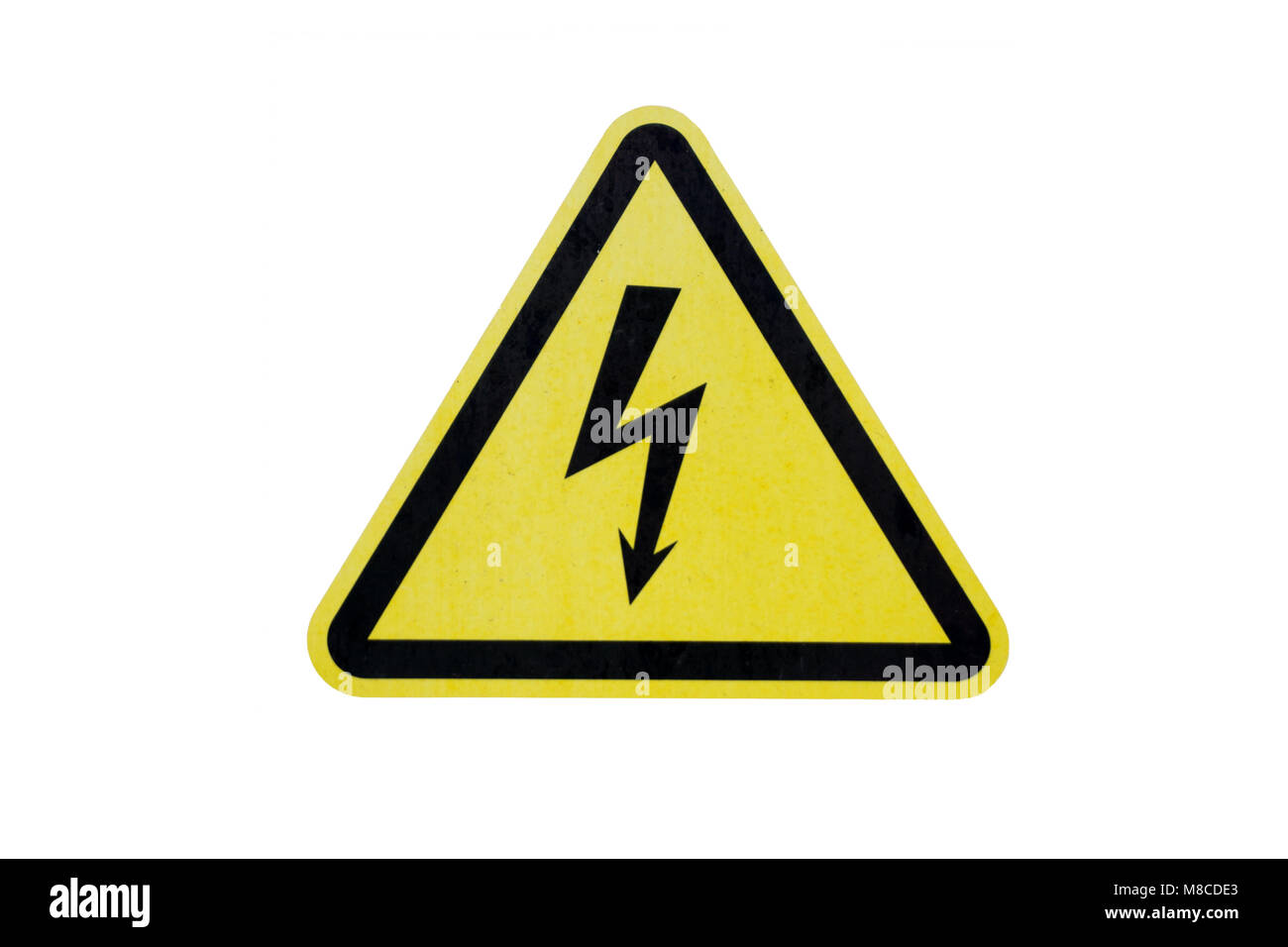 High Voltage Sign, Symbol Stock Photo - Alamy