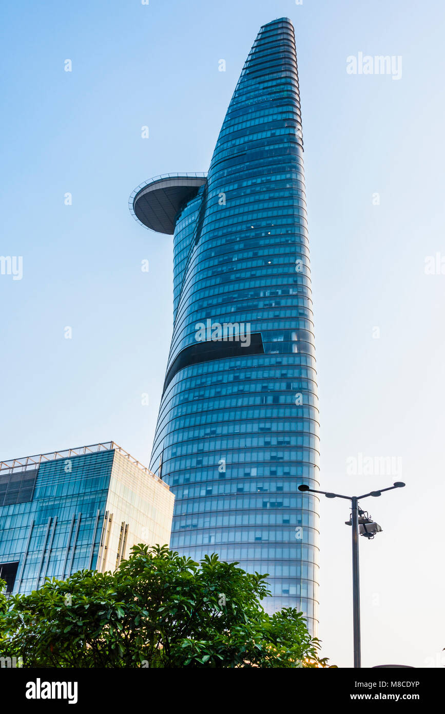 Bitexco Financial Tower, a 64 storey skyscraper in Ho Chi Minh City (Saigon) Vietnam Stock Photo